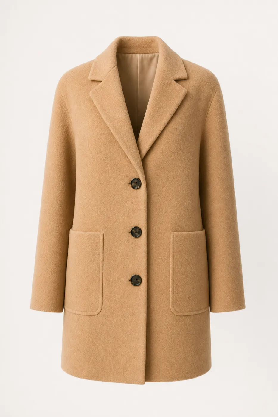 Édition Manteau Court en Laine et Cachemire — Iconique